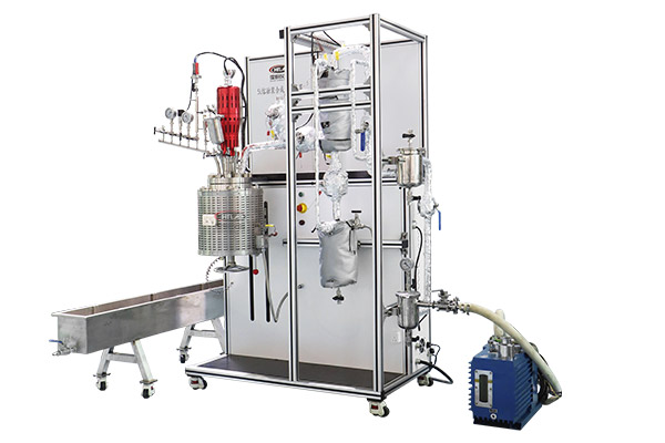 5L熔融聚合反應釜合成裝置右視